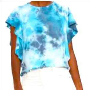 Michael stars flutter sleeve tie dye shirt! NWT